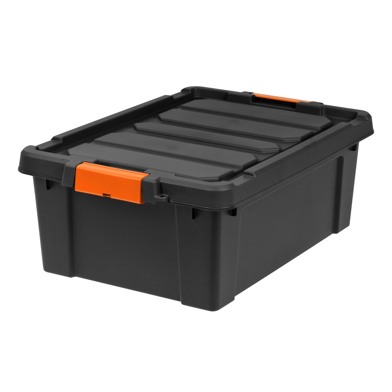 IRIS USA 12 Gal. Plastic Storage Bins with Lids, Latching Totes, Heavy Duty Containers